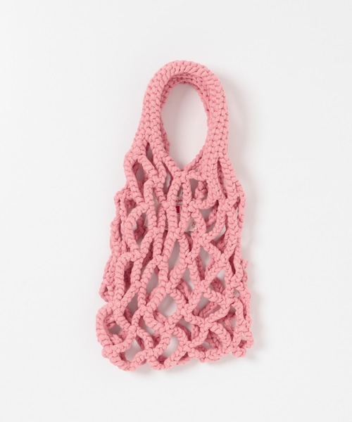 THE GOODLAND MARKET(ザグッドランドマーケット)の「PROJECT 1000 MESH BAG(ハンドバッグ・レディース・ライトブルー/ブラック/カーキ/ホワイト系その他/イエロー/ライトピンク・ONE)」の6枚目の写真