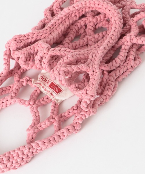THE GOODLAND MARKET(ザグッドランドマーケット)の「PROJECT 1000 MESH BAG(ハンドバッグ・レディース・ライトブルー/ブラック/カーキ/ホワイト系その他/イエロー/ライトピンク・ONE)」の10枚目の写真