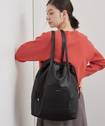 【A4対応/3層仕様】巾着トートバッグ