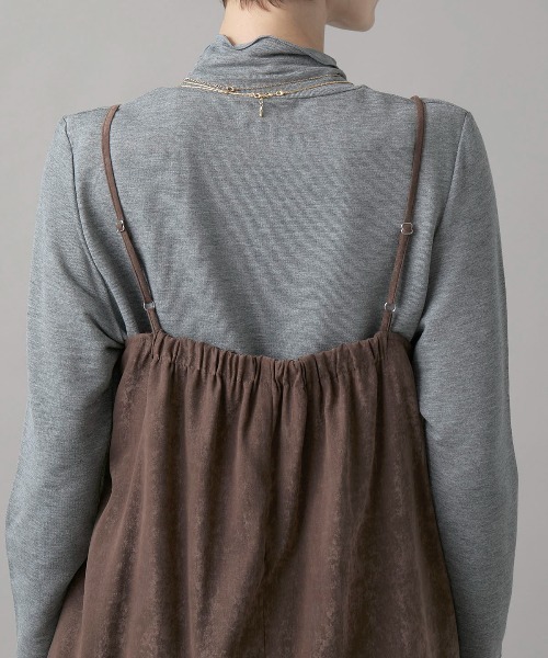 leswel(レスウェル)の「【M/L】レーストリムキャミブラウス(シャツ/ブラウス・レディース・チャコール/ベージュ/ダークブラウン・L/M)」の13枚目の写真