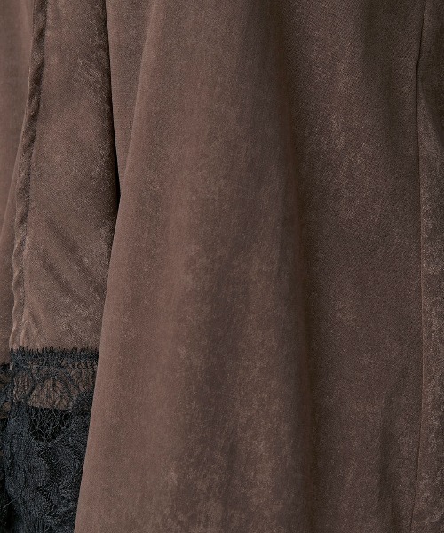 leswel(レスウェル)の「【M/L】レーストリムキャミブラウス(シャツ/ブラウス・レディース・チャコール/ベージュ/ダークブラウン・L/M)」の17枚目の写真