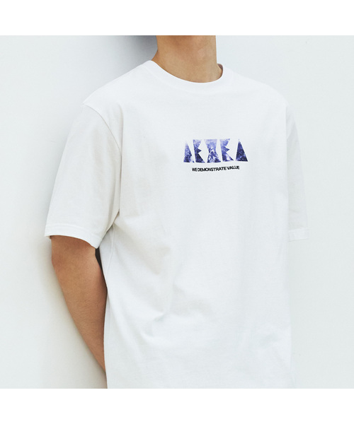 AEXEA(アクシー)の「インザスペース 半袖Tシャツ E04BRD_ABX10221(Tシャツ/カットソー・メンズ・ブラック/ホワイト/ブルー/グレー系その他・M/S/XL/L)」の2枚目の写真