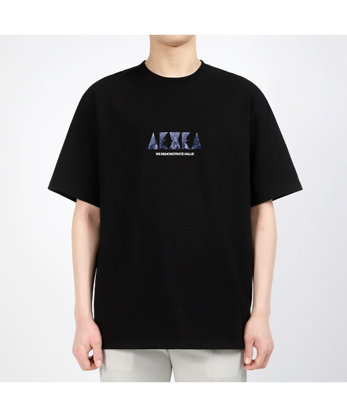 AEXEA(アクシー)の「インザスペース 半袖Tシャツ E04BRD_ABX10221(Tシャツ/カットソー・メンズ・ブラック/ホワイト/ブルー/グレー系その他・M/S/XL/L)」の3枚目の写真