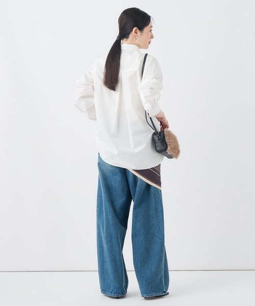 NOLLEY’S(ノーリーズ)の「MY STANDARDシャツ(シャツ/ブラウス・レディース・ホワイト/ベージュ/ブルー系その他7/ブルー系その他3・FREE)」の7枚目の写真