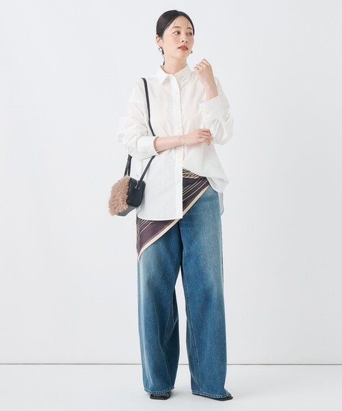 NOLLEY’S(ノーリーズ)の「MY STANDARDシャツ(シャツ/ブラウス・レディース・ホワイト/ベージュ/ブルー系その他7/ブルー系その他3・FREE)」の10枚目の写真