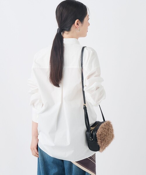 NOLLEY’S(ノーリーズ)の「MY STANDARDシャツ(シャツ/ブラウス・レディース・ホワイト/ベージュ/ブルー系その他7/ブルー系その他3・FREE)」の14枚目の写真