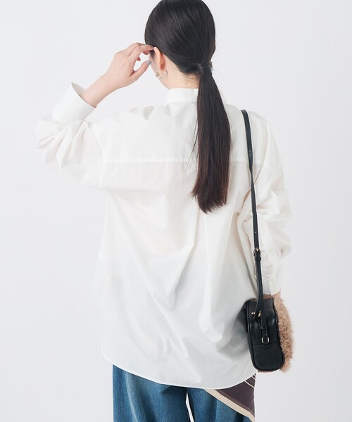 NOLLEY’S(ノーリーズ)の「MY STANDARDシャツ(シャツ/ブラウス・レディース・ホワイト/ベージュ/ブルー系その他7/ブルー系その他3・FREE)」の15枚目の写真