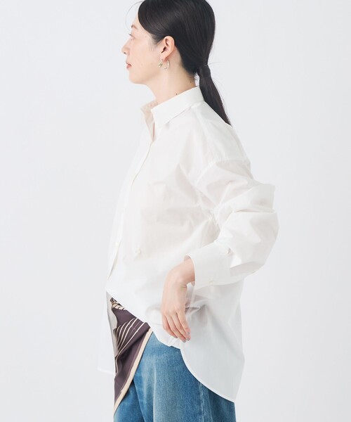 NOLLEY’S(ノーリーズ)の「MY STANDARDシャツ(シャツ/ブラウス・レディース・ホワイト/ベージュ/ブルー系その他7/ブルー系その他3・FREE)」の16枚目の写真