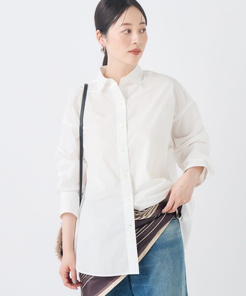 NOLLEY’S(ノーリーズ)の「MY STANDARDシャツ(シャツ/ブラウス・レディース・ホワイト/ベージュ/ブルー系その他7/ブルー系その他3・FREE)」の17枚目の写真