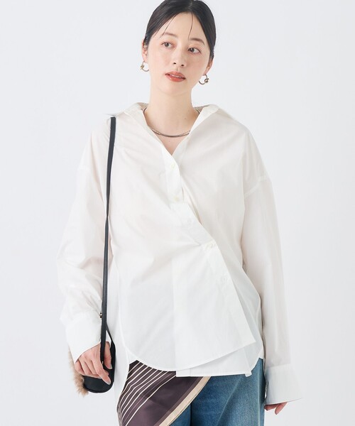 NOLLEY’S(ノーリーズ)の「MY STANDARDシャツ(シャツ/ブラウス・レディース・ホワイト/ベージュ/ブルー系その他7/ブルー系その他3・FREE)」の19枚目の写真