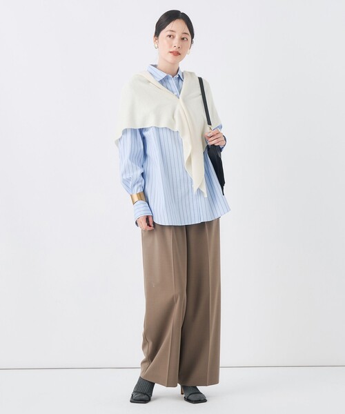 NOLLEY’S(ノーリーズ)の「MY STANDARDシャツ(シャツ/ブラウス・レディース・ホワイト/ベージュ/ブルー系その他7/ブルー系その他3・FREE)」の22枚目の写真