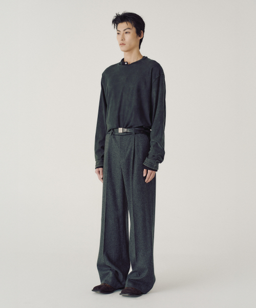 MMIC（エムエムアイシー）の「[REGULAR FIT] VEIL LONG SLEEVE (BLACK)（スウェット・メンズ・その他・LARGE/MEDIUM）」の3枚目の写真