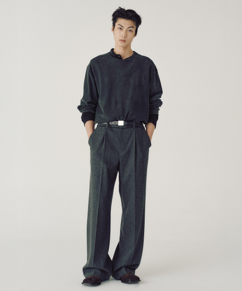MMIC（エムエムアイシー）の「[REGULAR FIT] VEIL LONG SLEEVE (BLACK)（スウェット・メンズ・その他・LARGE/MEDIUM）」の5枚目の写真