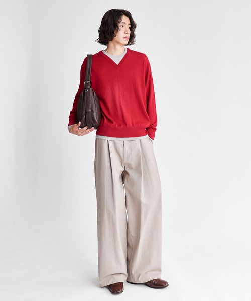 SINSS(シンス)の「Square hobo bag / スクエアホーボーバッグ(ショルダーバッグ・メンズ・ブラウン/ブラック・FREE)」の6枚目の写真