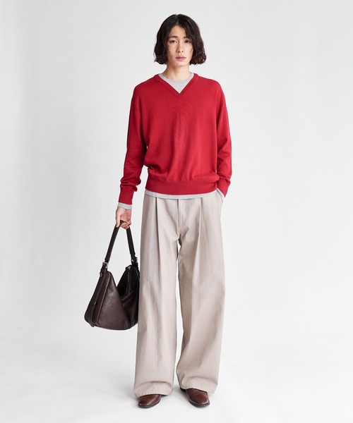 SINSS(シンス)の「Square hobo bag / スクエアホーボーバッグ(ショルダーバッグ・メンズ・ブラウン/ブラック・FREE)」の9枚目の写真