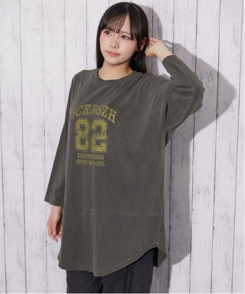 GORGE（ゴージ）の「ピグメント ナンバーロゴチュニック｜全3色（チュニック・レディース・ブラウン/スミクロ/チャコール・F）」の5枚目の写真