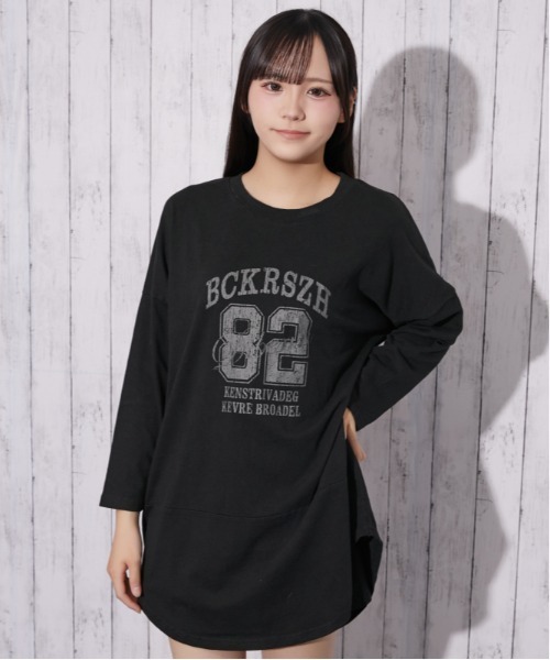 GORGE（ゴージ）の「ピグメント ナンバーロゴチュニック｜全3色（チュニック・レディース・ブラウン/スミクロ/チャコール・F）」の8枚目の写真