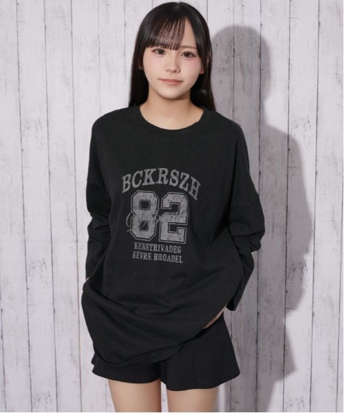 GORGE（ゴージ）の「ピグメント ナンバーロゴチュニック｜全3色（チュニック・レディース・ブラウン/スミクロ/チャコール・F）」の10枚目の写真