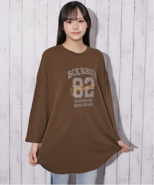 GORGE（ゴージ）の「ピグメント ナンバーロゴチュニック｜全3色（チュニック・レディース・ブラウン/スミクロ/チャコール・F）」の15枚目の写真