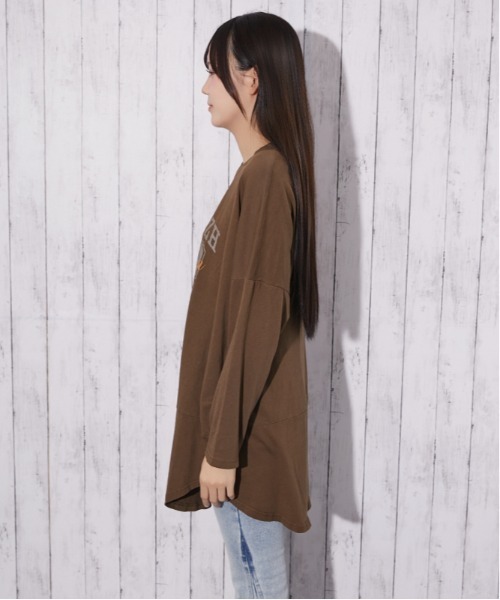 GORGE（ゴージ）の「ピグメント ナンバーロゴチュニック｜全3色（チュニック・レディース・ブラウン/スミクロ/チャコール・F）」の16枚目の写真