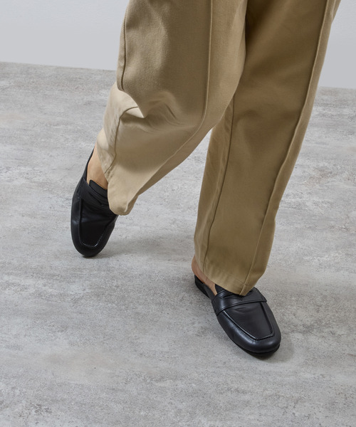 PADRONE（パドローネ）の「PADRONE パドローネ / FT CUTOFF Loafer フラットソールカットオフレザーローファー / PU8395-2001（ローファー・メンズ・ブラウン/ブラック・40/41/42）」の6枚目の写真