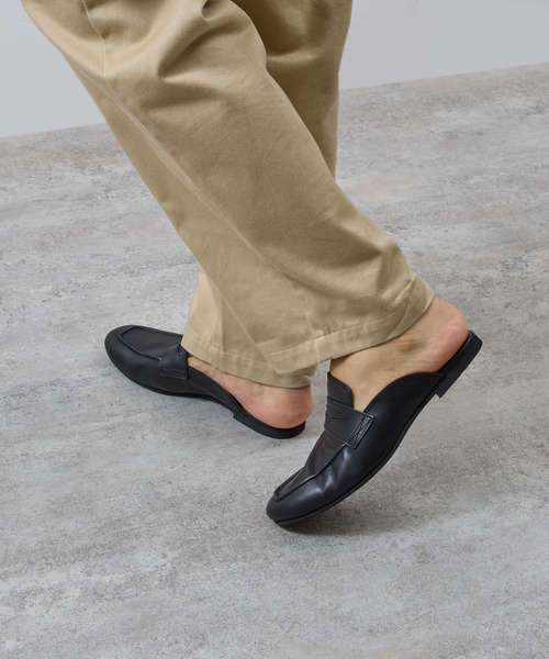 PADRONE（パドローネ）の「PADRONE パドローネ / FT CUTOFF Loafer フラットソールカットオフレザーローファー / PU8395-2001（ローファー・メンズ・ブラウン/ブラック・40/41/42）」の7枚目の写真