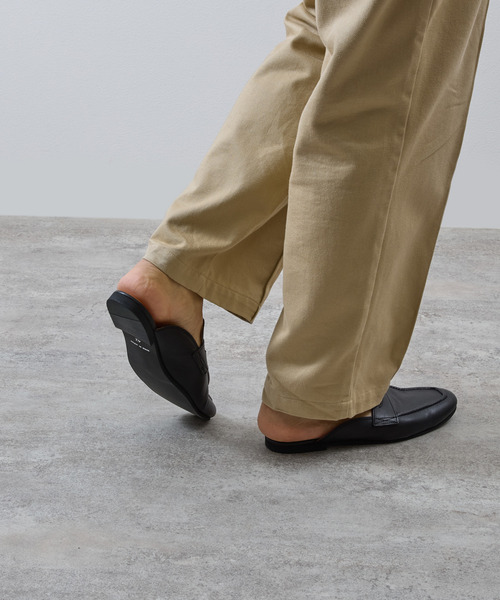 PADRONE（パドローネ）の「PADRONE パドローネ / FT CUTOFF Loafer フラットソールカットオフレザーローファー / PU8395-2001（ローファー・メンズ・ブラウン/ブラック・40/41/42）」の8枚目の写真