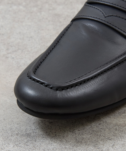 PADRONE（パドローネ）の「PADRONE パドローネ / FT CUTOFF Loafer フラットソールカットオフレザーローファー / PU8395-2001（ローファー・メンズ・ブラウン/ブラック・40/41/42）」の11枚目の写真