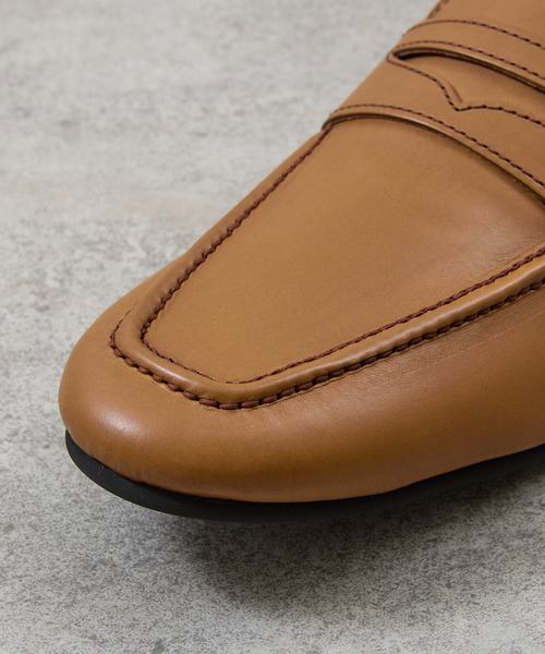 PADRONE（パドローネ）の「PADRONE パドローネ / FT CUTOFF Loafer フラットソールカットオフレザーローファー / PU8395-2001（ローファー・メンズ・ブラウン/ブラック・40/41/42）」の20枚目の写真