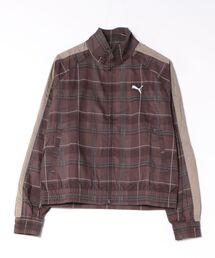 PUMA ウェア プーマウェア M T7 RELAXED TARTAN WOVEN JKT WOVEN JACKETS 639061 33CHOCOLATE F.