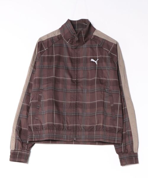 PUMA(プーマ)の「PUMA ウェア プーマウェア M T7 RELAXED TARTAN WOVEN JKT WOVEN JACKETS 639061 33CHOCOLATE F.(その他アウター・メンズ・ブラウン・LARGE/X-LARGE/MEDIUM/SMALL)」の1枚目の写真
