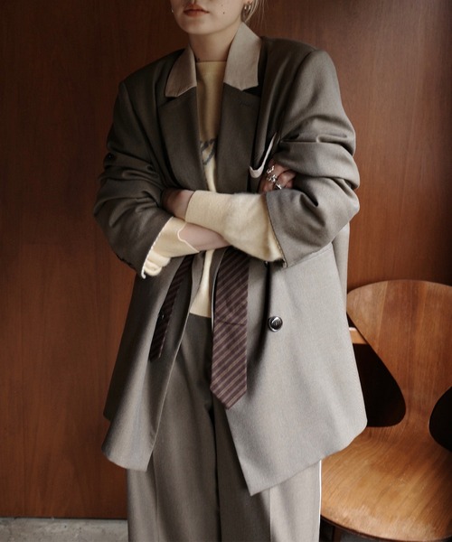 UND MIX FABRIC PATTERN JACKET（テーラードジャケット）｜Ameri