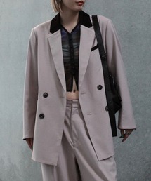 Ameri（アメリ）の「UND MIX FABRIC PATTERN JACKET（テーラードジャケット）」