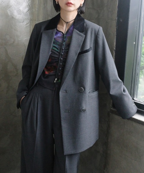 UND MIX FABRIC PATTERN JACKET（テーラードジャケット）｜Ameri