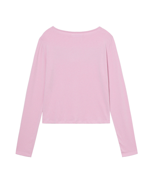 DEINET(ダイニット)の「I HATE LONG SLEEVE IN PINK(Tシャツ/カットソー・レディース・その他・FREE)」の2枚目の写真