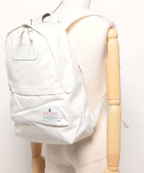 MAKAVELIC(マキャベリック)の「【MG】【MAKAVELIC】【STANDARD DAYPACK】(バックパック/リュック・メンズ・ホワイト・FREE)」の5枚目の写真