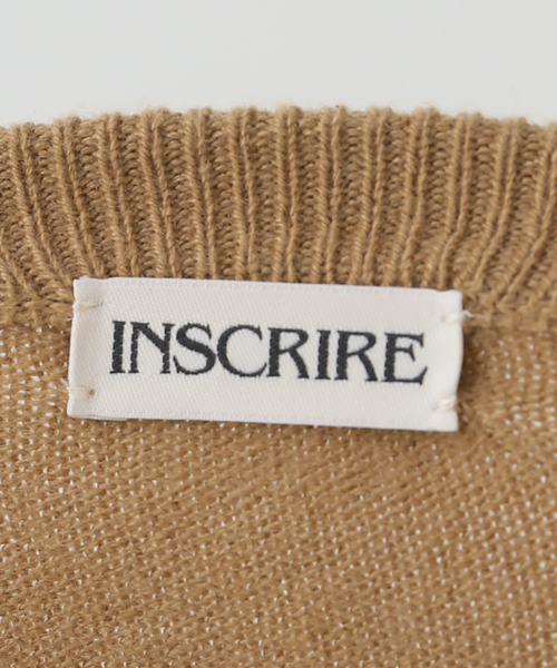 journal standard L'essage（ジャーナルスタンダードレサージュ）の「INSCRIRE/アンスクリア Tight Fit Cardigan カーディガン（ニット/セーター・レディース・キャメル/レッド・FREE）」の7枚目の写真