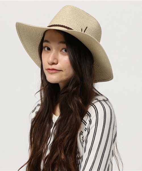VENCEEXCHANGE(ヴァンスエクスチェンジ)の「ペーパー中折れツバヒロハット (ハット・レディース・ホワイト/ベージュ/ブラック・FREE)」の10枚目の写真