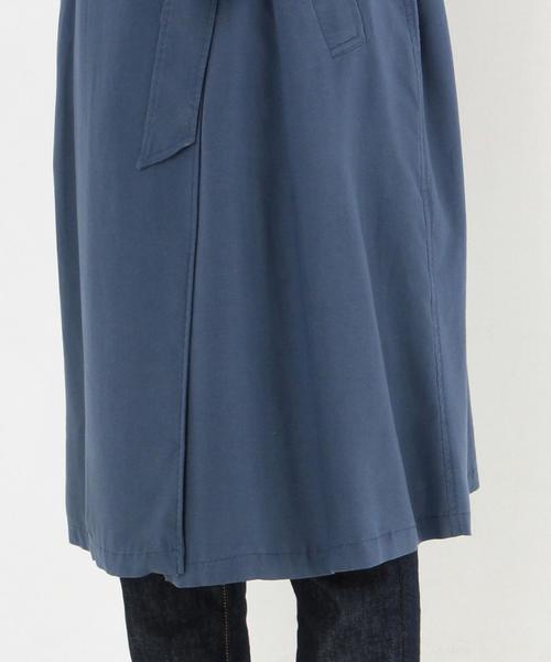 Another Edition(アナザーエディション)の「スモーキーノーカラートレンチコート/AEBFC スモーキーOX NC TRC◆(トレンチコート・レディース・ブラック/ベージュ/ネイビー・SMALL/MEDIUM)」の10枚目の写真