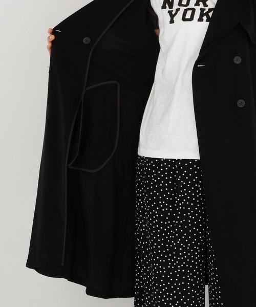 Another Edition(アナザーエディション)の「スモーキーノーカラートレンチコート/AEBFC スモーキーOX NC TRC◆(トレンチコート・レディース・ブラック/ベージュ/ネイビー・SMALL/MEDIUM)」の22枚目の写真