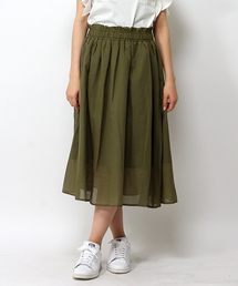 LBC | コットンガーゼギャザースカート      (スカート)