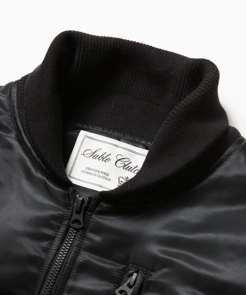SABLE CLUTCH（セーブルクラッチ）の「W COLLAR MA-1 JACKET
