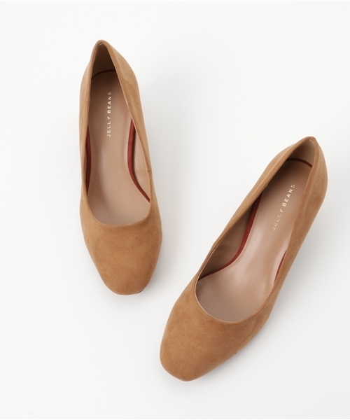 JELLY BEANS（ジェリービーンズ）の「カラーブロックヒールパンプス(765-4764)JELLY BEANS(ジェリービーンズ)（パンプス・レディース・キャメル/ブラック/ワイン・22.5/24/23/24.5/23.5）」の10枚目の写真