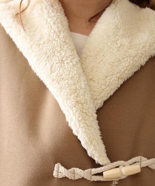 coen（コーエン）の「ボンディング裏ボアダッフルコート（ダッフルコート・レディース・ベージュ/ネイビー/ブラック・LARGE/MEDIUM）」の19枚目の写真