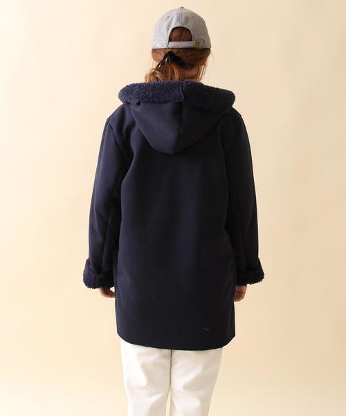 coen（コーエン）の「ボンディング裏ボアダッフルコート（ダッフルコート・レディース・ベージュ/ネイビー/ブラック・LARGE/MEDIUM）」の15枚目の写真