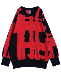 SHAREEF | BRUSH LINE JQ PULL-OVER(ニット/セーター)