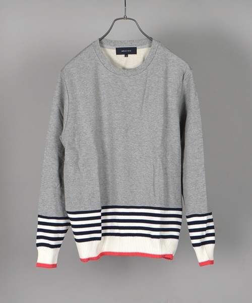 SHIPS JET BLUE（シップスジェットブルー）の「SHIPS JET BLUE: ドッキング スウェット（スウェット・メンズ・ネイビー/ホワイト/グレー・MEDIUM/SMALL/LARGE）」の3枚目の写真