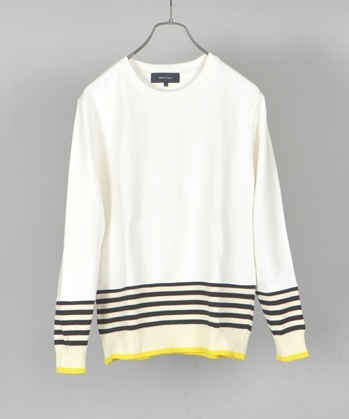 SHIPS JET BLUE（シップスジェットブルー）の「SHIPS JET BLUE: ドッキング スウェット（スウェット・メンズ・ネイビー/ホワイト/グレー・MEDIUM/SMALL/LARGE）」の2枚目の写真