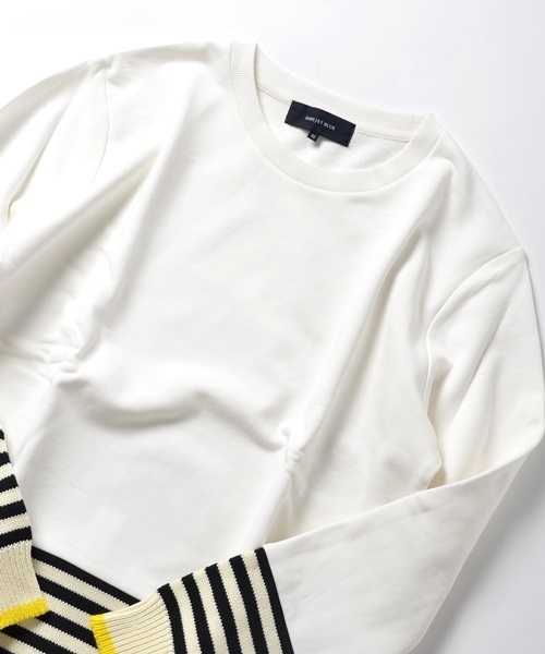 SHIPS JET BLUE（シップスジェットブルー）の「SHIPS JET BLUE: ドッキング スウェット（スウェット・メンズ・ネイビー/ホワイト/グレー・MEDIUM/SMALL/LARGE）」の4枚目の写真