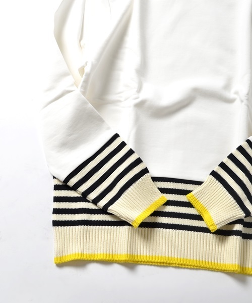 SHIPS JET BLUE（シップスジェットブルー）の「SHIPS JET BLUE: ドッキング スウェット（スウェット・メンズ・ネイビー/ホワイト/グレー・MEDIUM/SMALL/LARGE）」の6枚目の写真